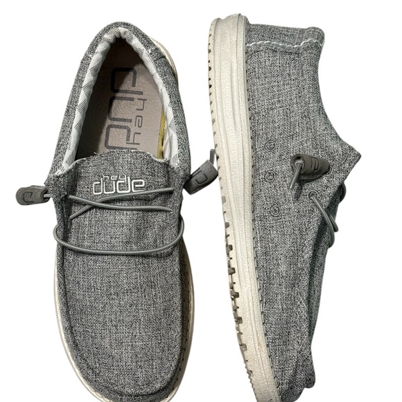 Hey Dude Men's Gray Casual Shoes - Picture 4 of 6